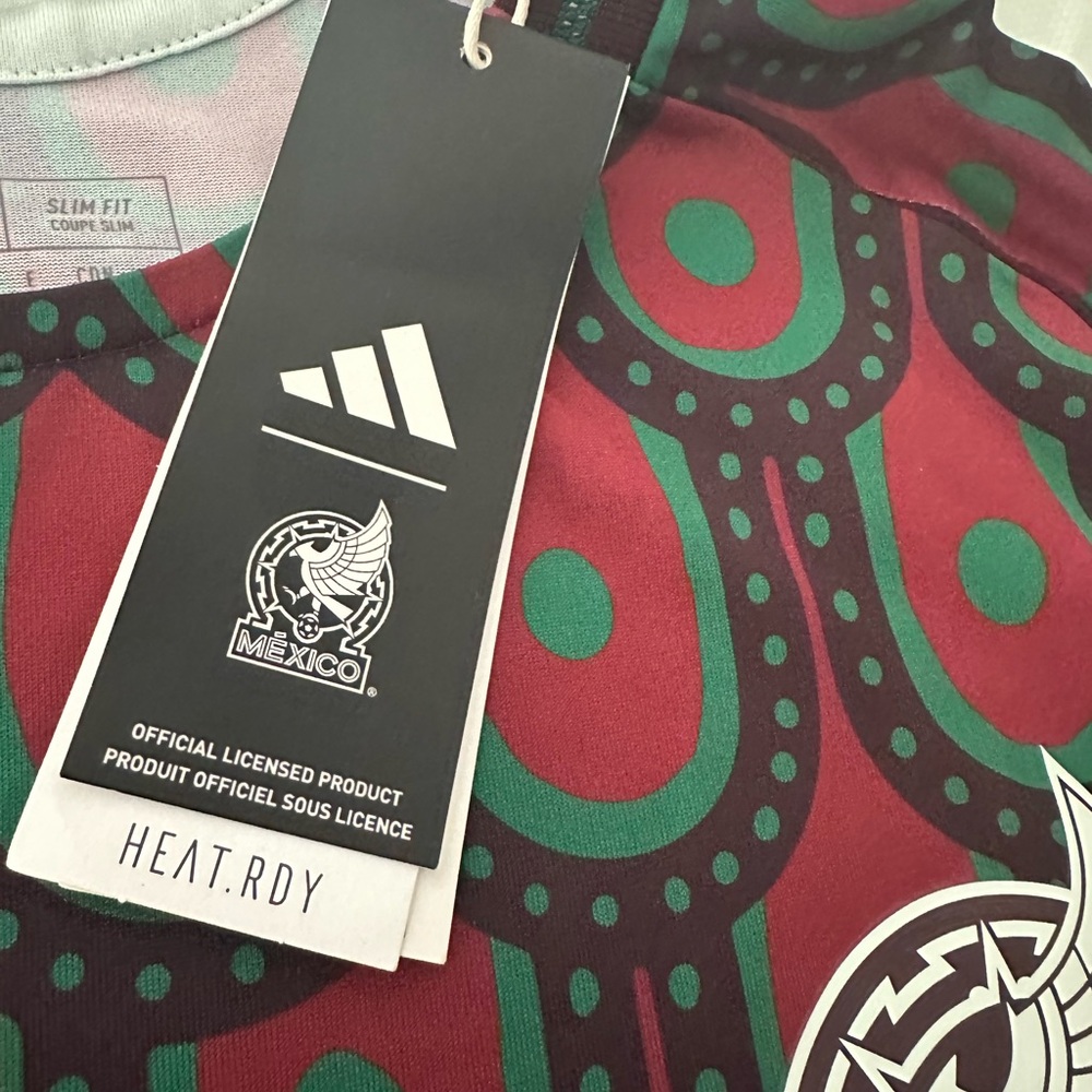 Adidas Mens Mexico home jersey 2024 authentic soccer jersey - Picture 9 of 10